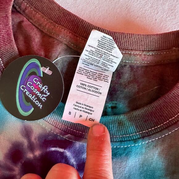 Brand New Tie Dye Rainbow Chakra Trippy Mens T-Shirt - Picture 6 of 7